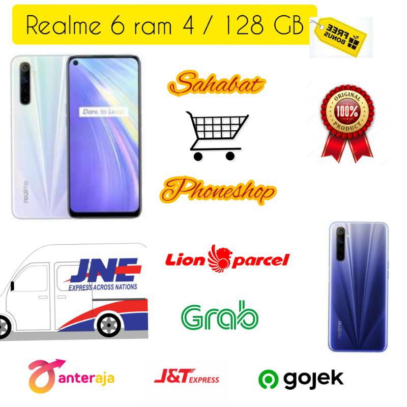 REALME 6 RAM 4 / 128 GB GARANSI REALME