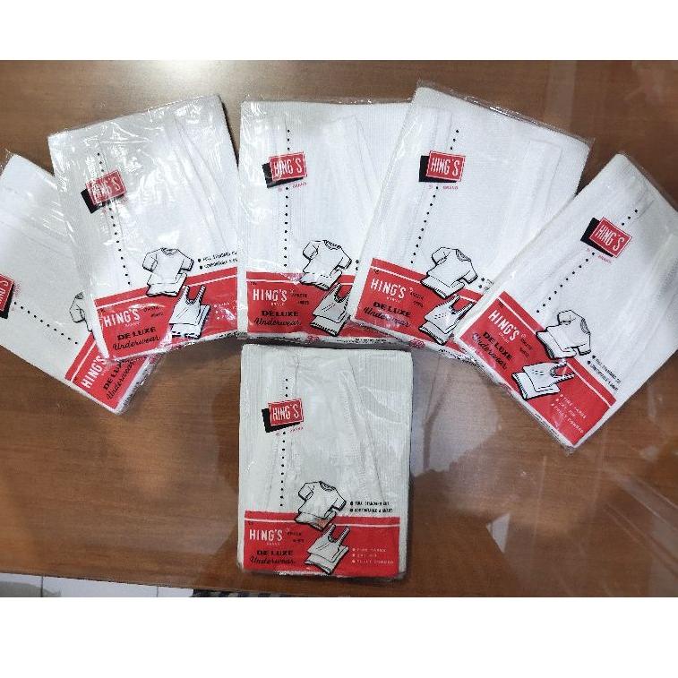 SINGLET HINGS PRIA, SINGLET DEWASA SALUR / KAOS DALAM PRIA HING'S SINGLET HINGS MERAH/ KUTANG, ORI A