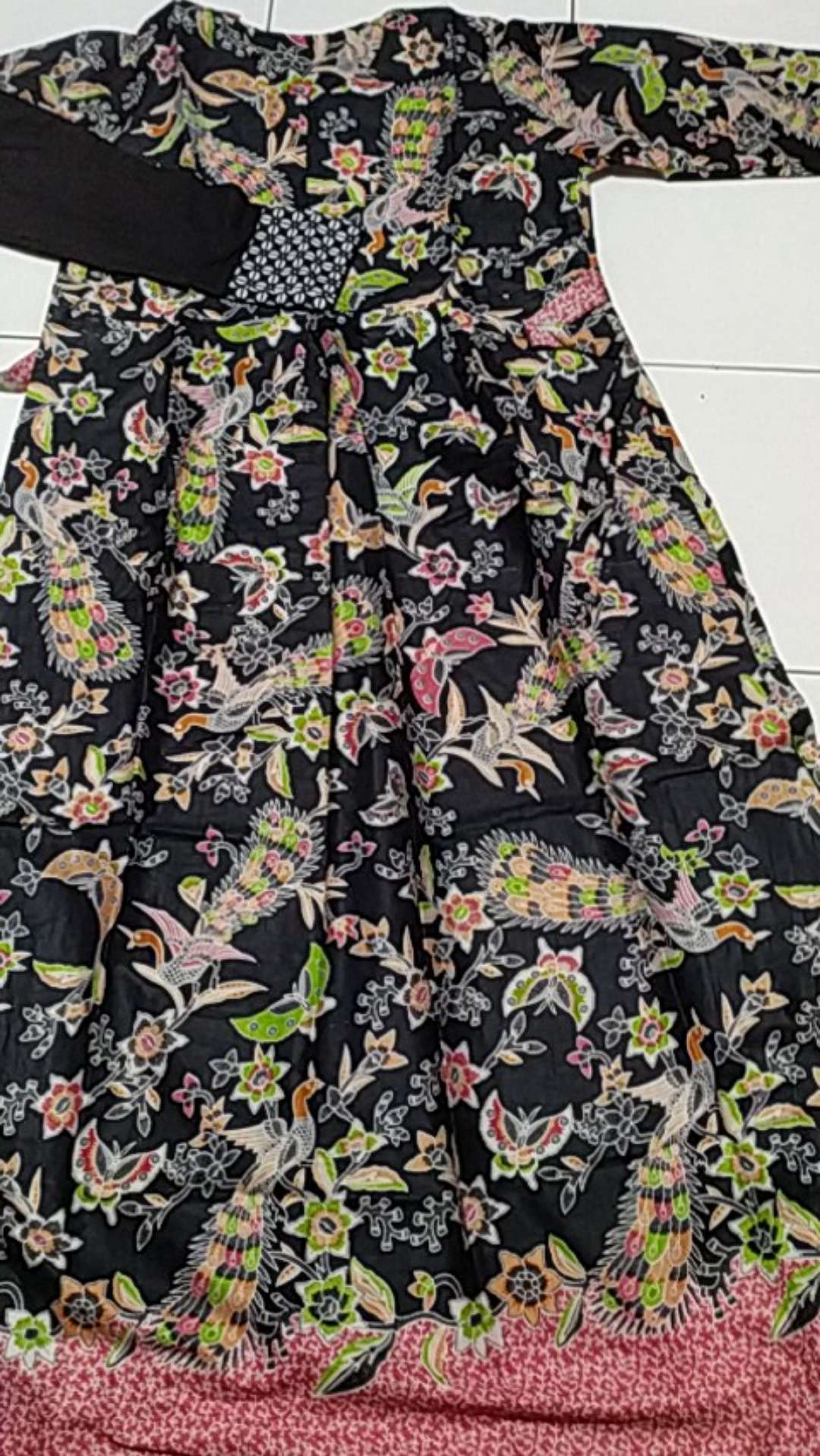 Gamis Batik Standar / Jumbo Ld 120 (bisa Cod)