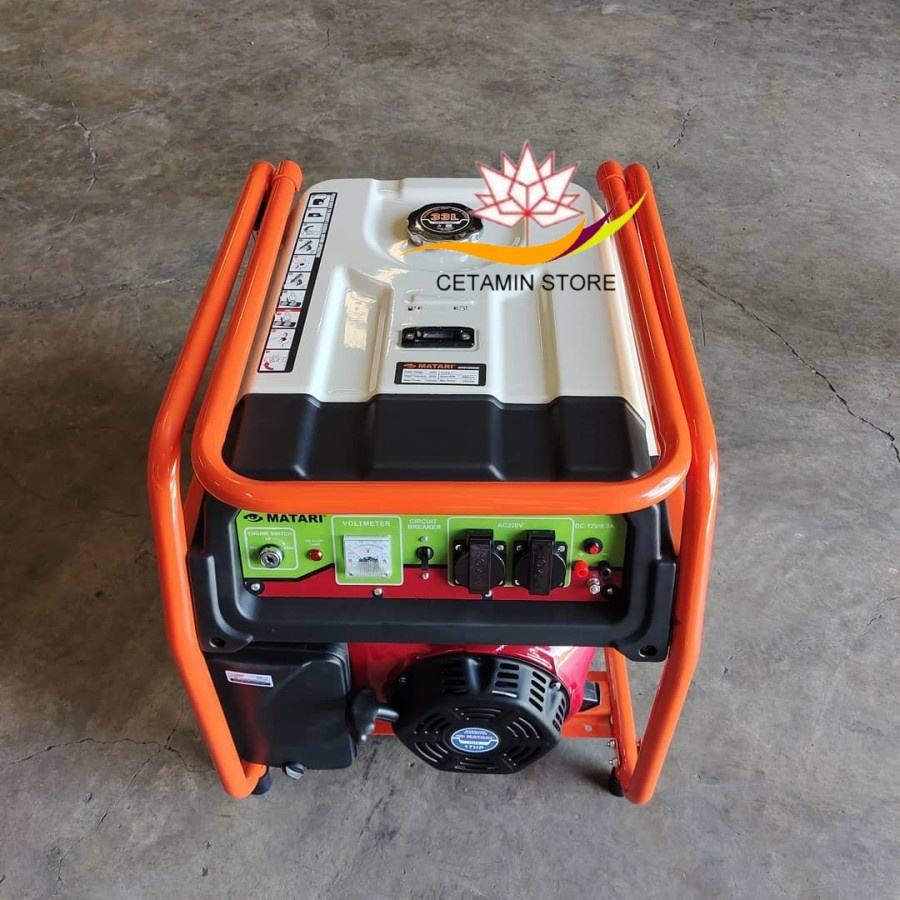 Genset Bensin MPG9900E / Mpg 9900e 7 kw AVR MATARI Starter