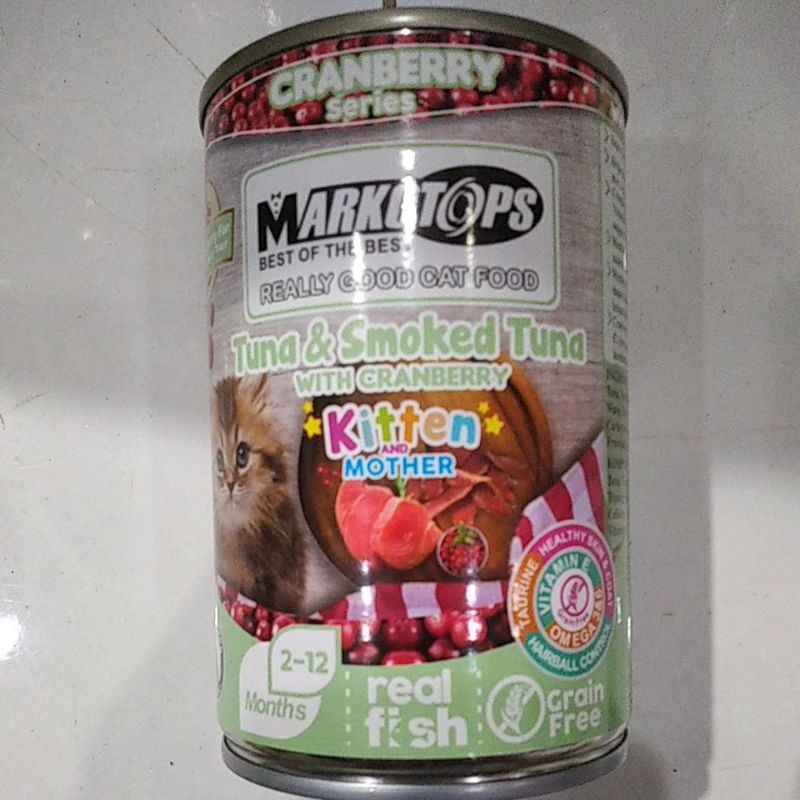 MARKOTOPS KALENG KITTEN RASA TUNA &SMOKED TUNA 400 gr