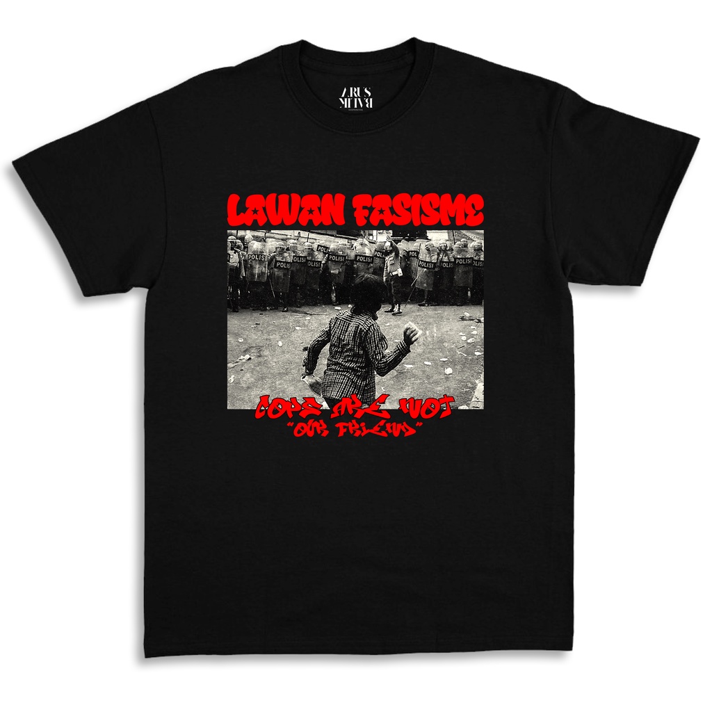 Arus Balik - Kaos Lawan Fasisme - Hitam