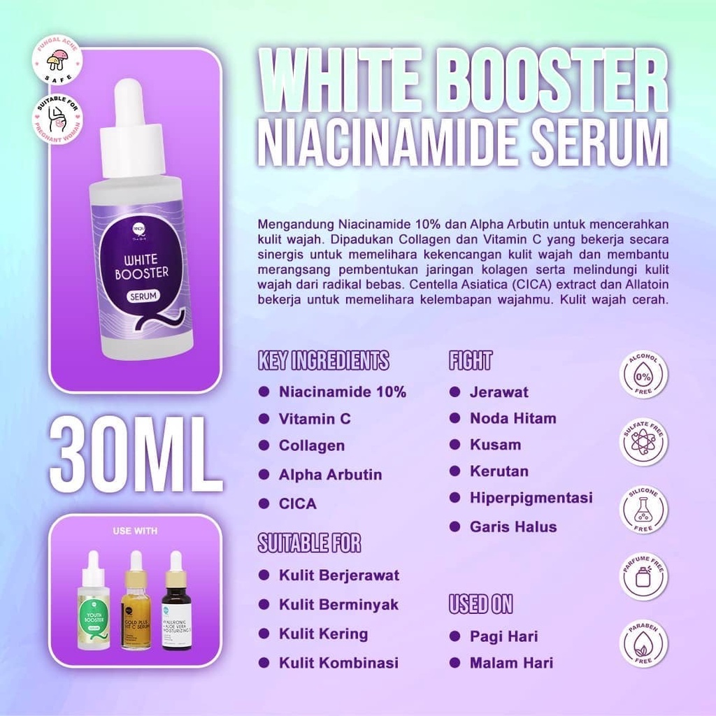 Pipiqiu White Booster Serum Niacinamide 10% (violet)