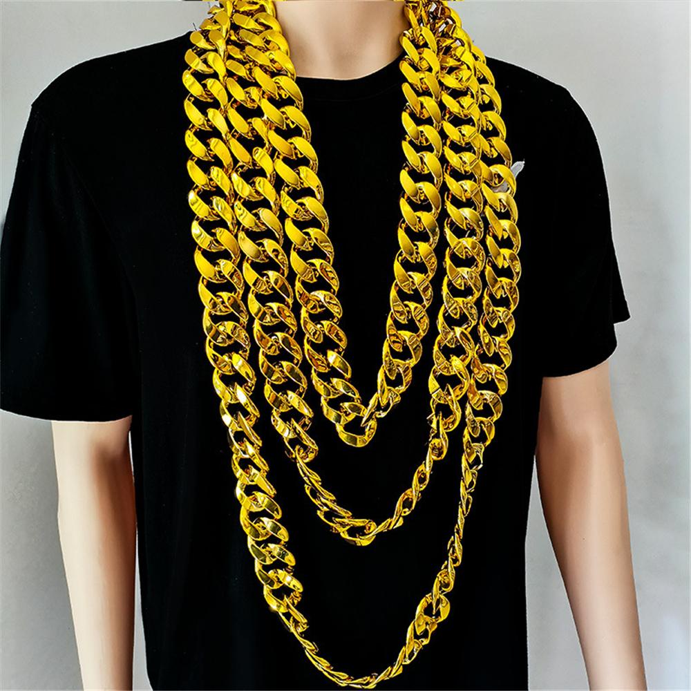 Chookyy Rantai Kalung Unisex Oversized Besar Pesta Perhiasan Rock Chunky Chain Hip Hop