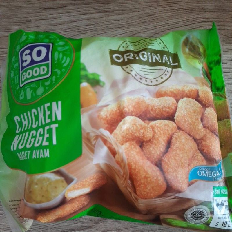 So Nice So Good Chicken Nugget 400gr Naget Ayam Frozen Food