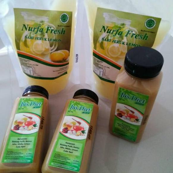 

Laku keraz--PROMO!!Sari lemon dan jus diet (DUO TOKCER) isi 250ml dan 500ml