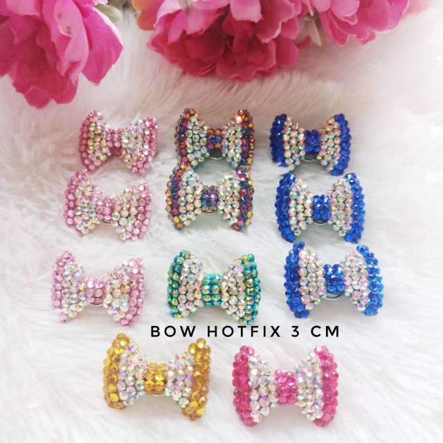 Bow Hotfix kw 1 3cm  Geser gambar