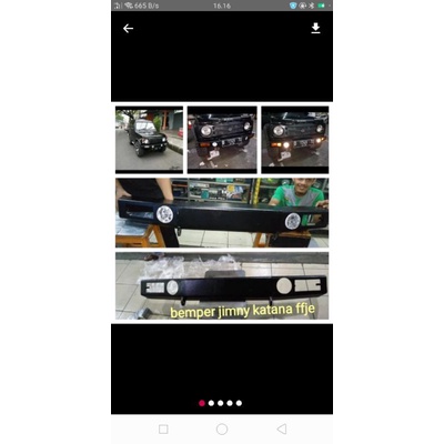 bemper depan mobil suzuki katana