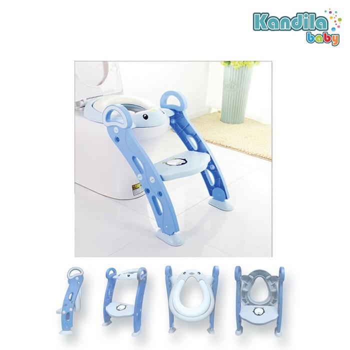 KANDILA Potty Ring with Ladder Baby Training Potty Handle Tangga Closet Bayi