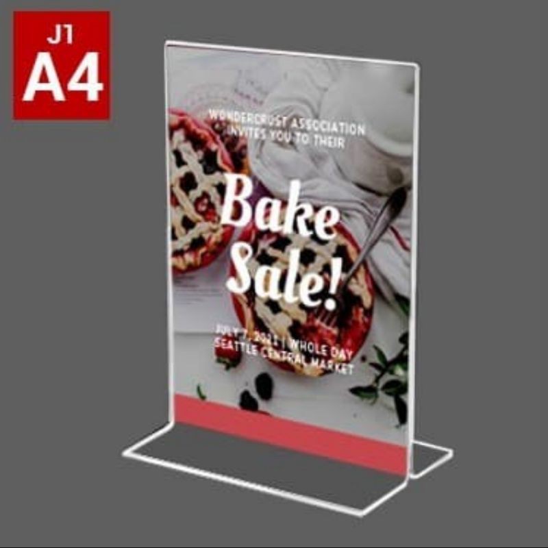 

Display menu Akrilik A4/Akrilik brosur