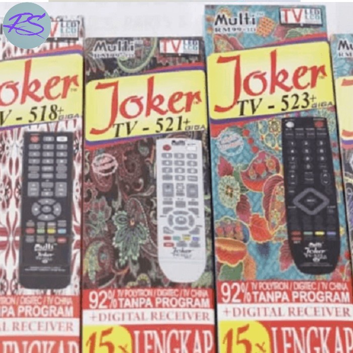 Remot tv Joker Serbaguna semua TV dengan program kode remote universal remote sebaguna remot multi