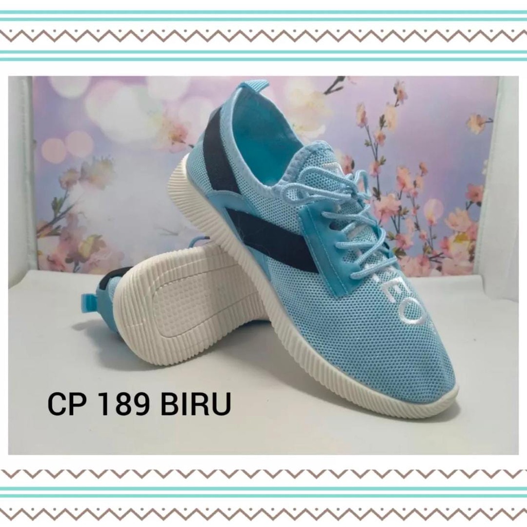 SEPATU PLAZZEO  WANITA SNEAKERS IMPORT CP 189 SIZE 36-40