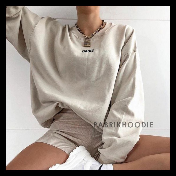 Paling Bagus[Lr 028]Sweater Wanita So Cute Panas Musim Gugur Be UD161 Pabrikhoodie - Jaket Basic