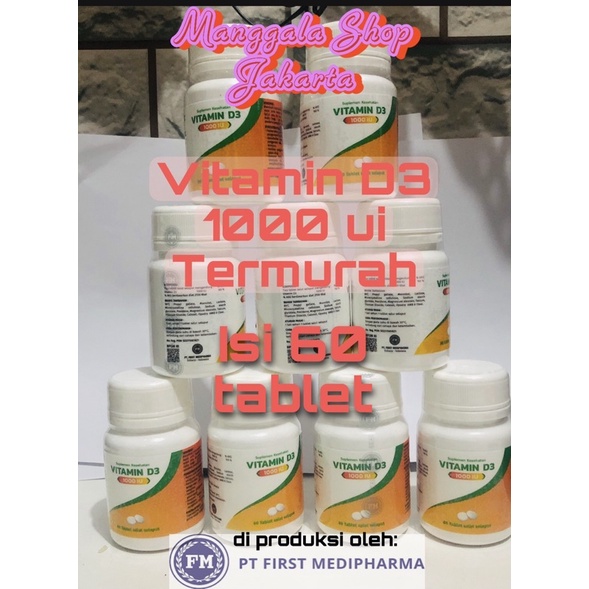 Vitamin D3 1000 iu TERMURAH dari produsen imusive