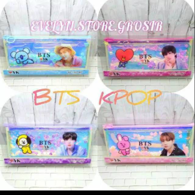 

Tempat Pensil Bening Sleting Air Glitter Lol Bts Unicorn Princess