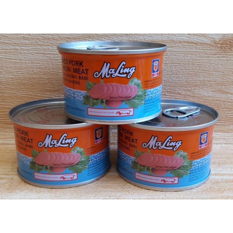 ✔MURAH Ham Maling TTS KECIL 170gr / Ma Ling / Babi Kaleng