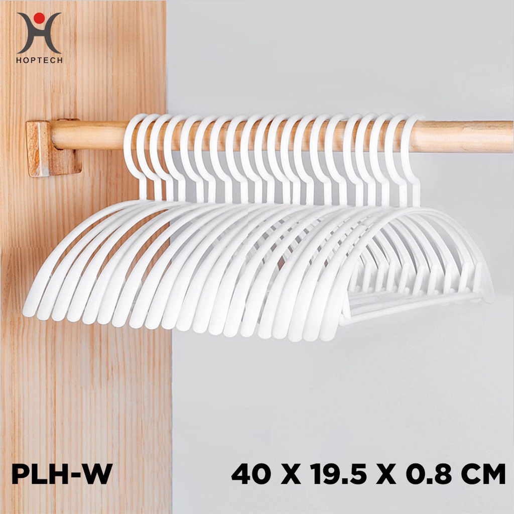 Gantungan Baju Hanger Plastik | Plastic Hanger Pakaian Laundry Anti Slip Warna | Cloth Hanger