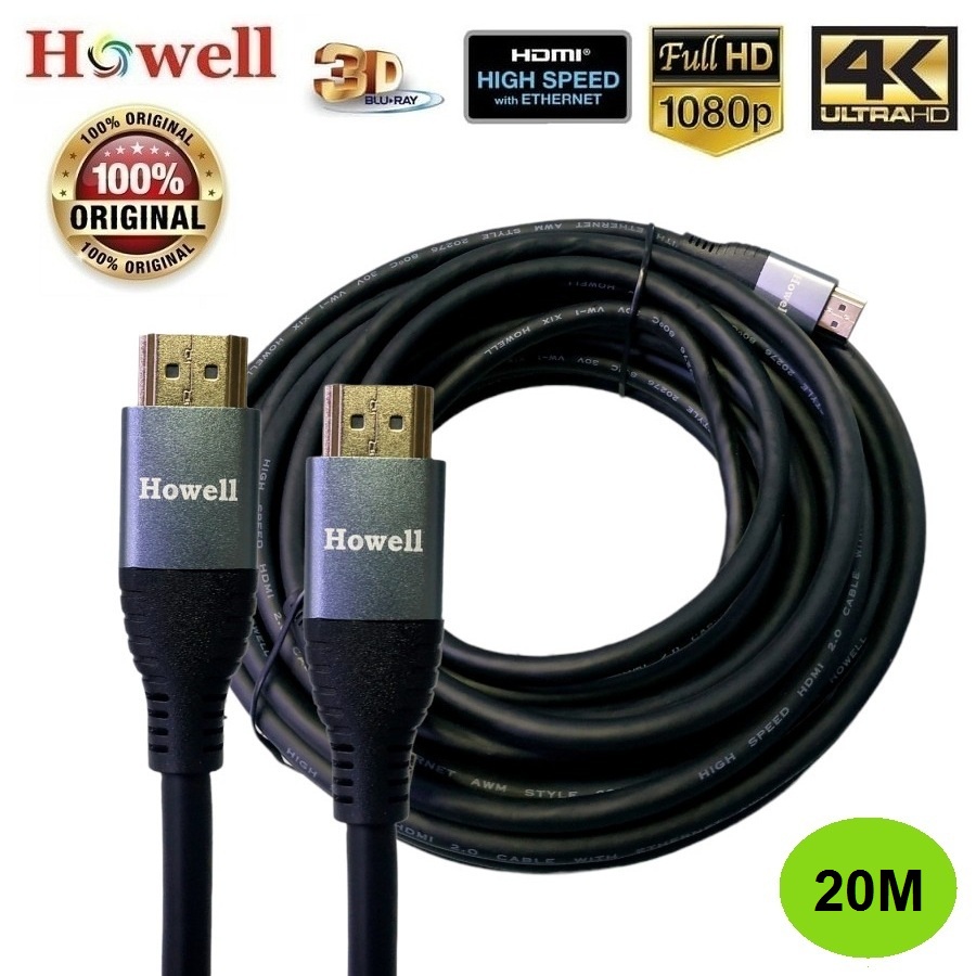 Howell Kabel hdmi 4K Versi 2.0 20M