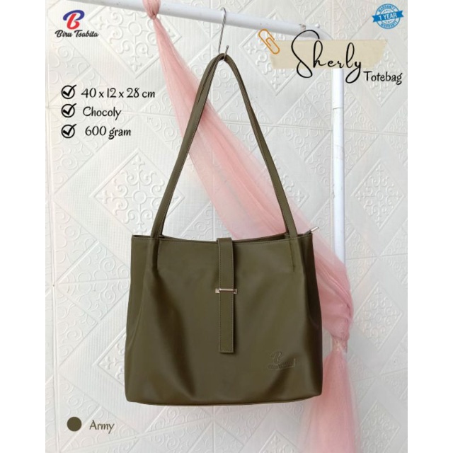 TOTEBAG SHERLY BY BIRU TSABITA TAS WANITA MURAH BAHAN CHOCOLY