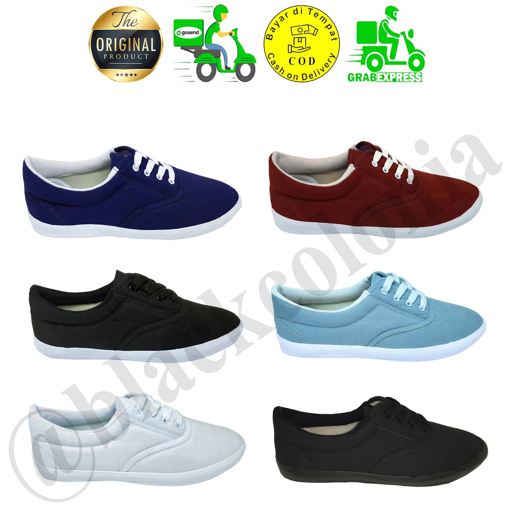 Sepatu PX Style Original - Sepatu Kanvas - Sepatu Wanita - Sepatu Kets - Dengan Tali 68 - Colonia
