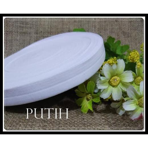 

GRATIS ONGKIR TKR-34 : TALI KARET / FOE DOFF 1,6 CM (PER METER) - PUTIH