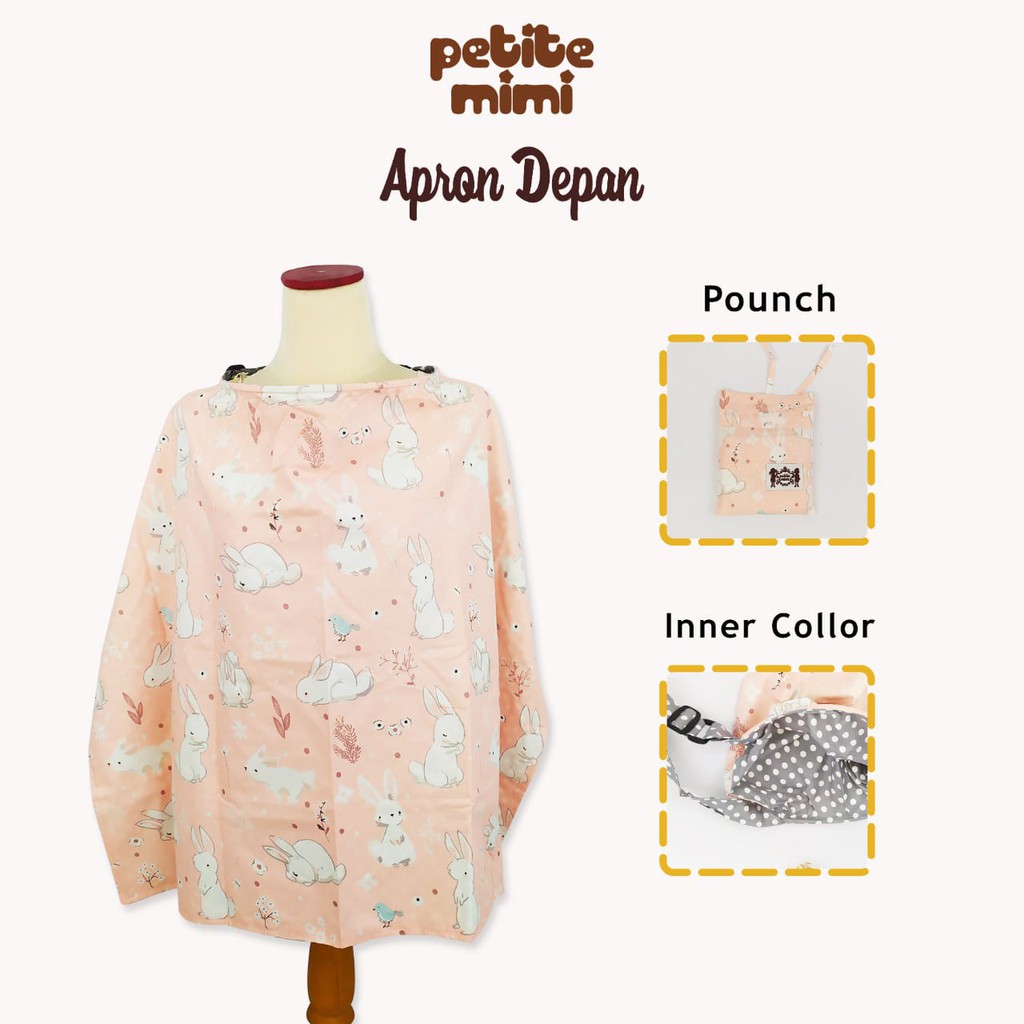 Petite Mimi Apron Kain  Penutup Menyusui Dengan Motif Yang Menarik