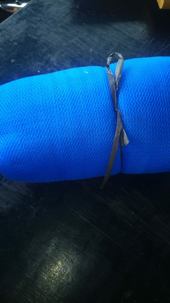 Jaring Pengaman Kontruksi Gedung Jaring Proyek Waring Biru Polynet Biru