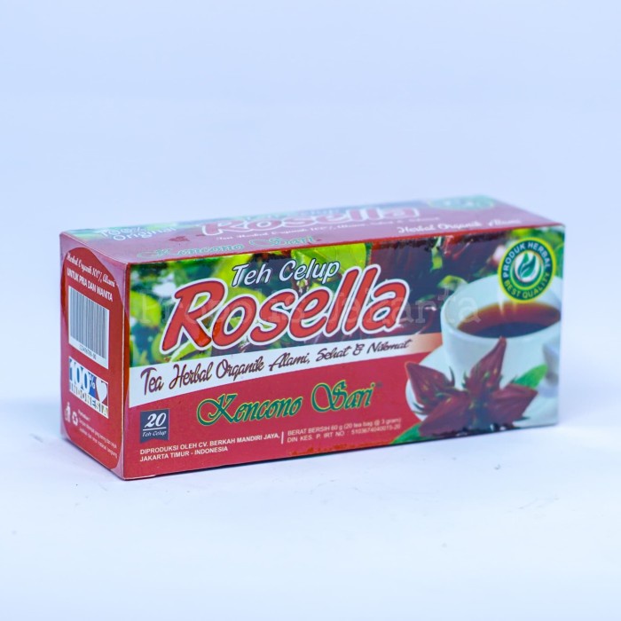 

REVERB TEH CELUP BUNGA ROSELLA ROSELA HERBAL KENCONO SARI ASLI ORIGINAL / BUNGA ROSELLA ROSELA SANGAT AMPUH