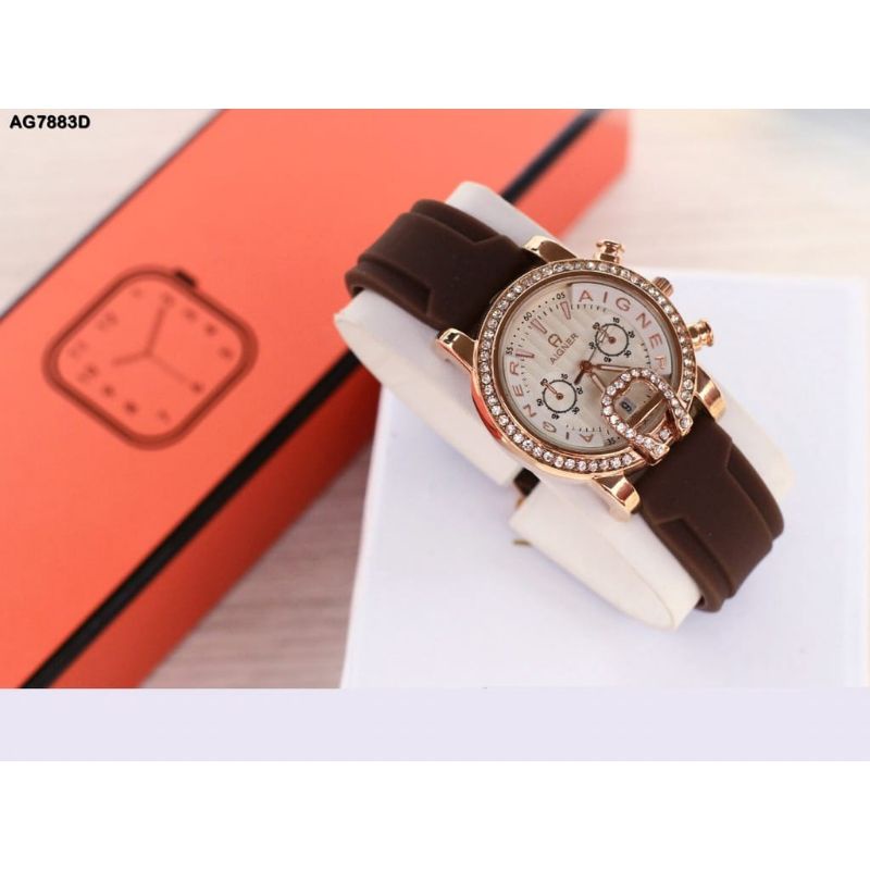 tervirall !!! Jam Tangan Aigner Analog Fashion Santai Jam Tangan Wanita Favorit Kesukaan Best Seller Wanita