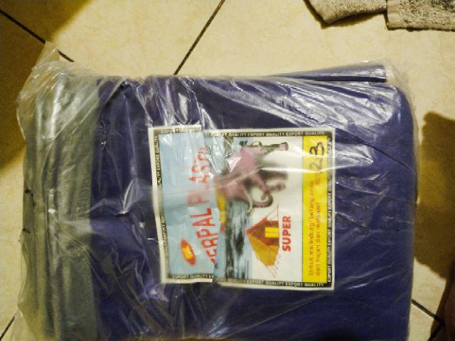 Promoo Terpal Plastik A3 Size 2m X 3m/ Terpal Warung Alas Lesehan Tutup Mobil Pick Up 2m X 3m