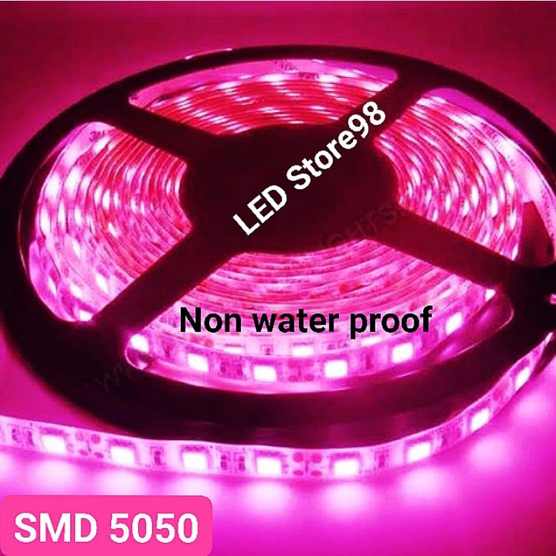 LED STRIP EDISI PINK 5050 12 VOLT ( per meter )