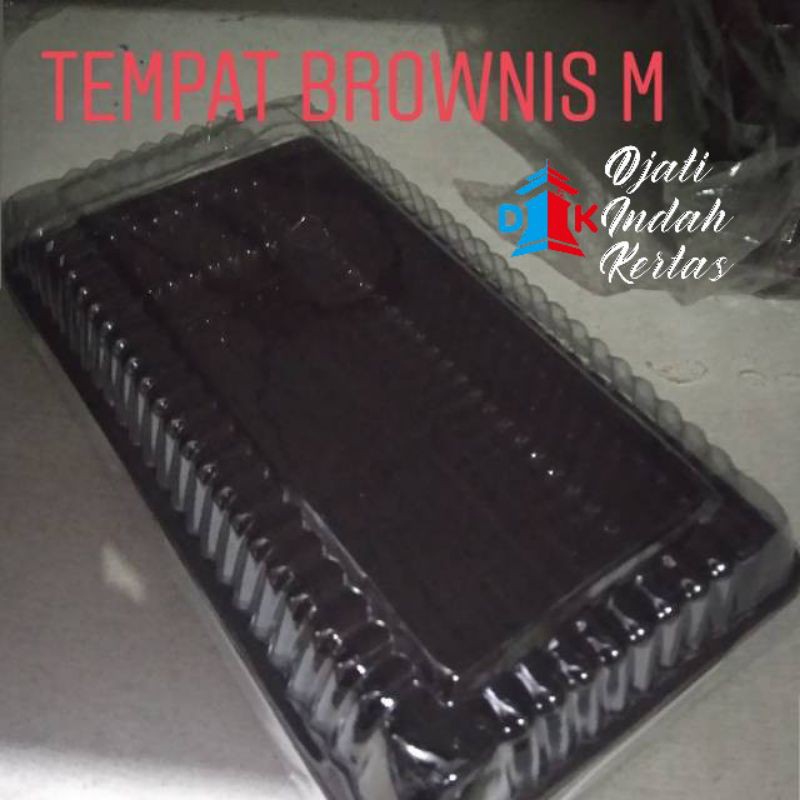 Jual Banyak Dicari Mika Brownies Coklat M 50 Pcs Shopee Indonesia 6854