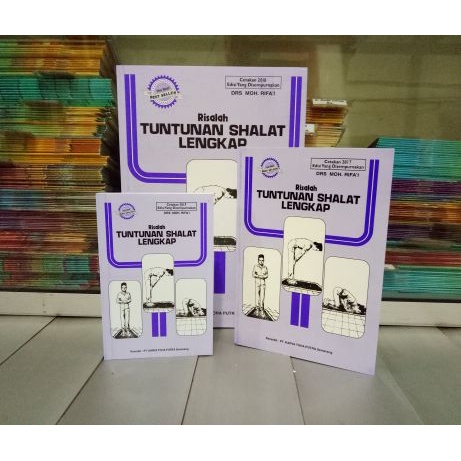 Buku Tuntunan Shalat Lengkap Saku, Panduan / Praktek Sholat kertas HVS