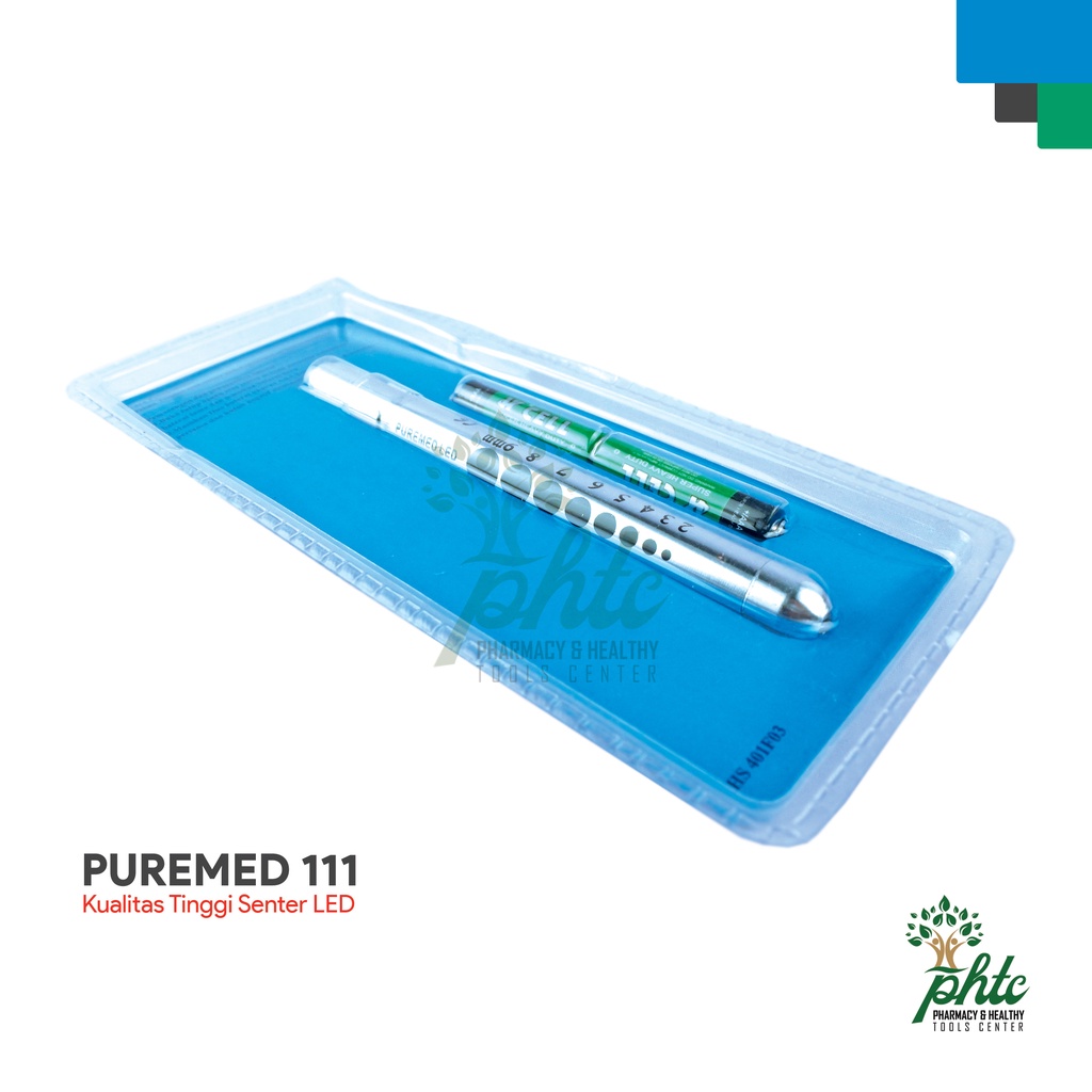 PUREMED Penlight LED Smart Soft light l Pen Light l Lampu Senter Pulpen Lampu Putih PRM 111