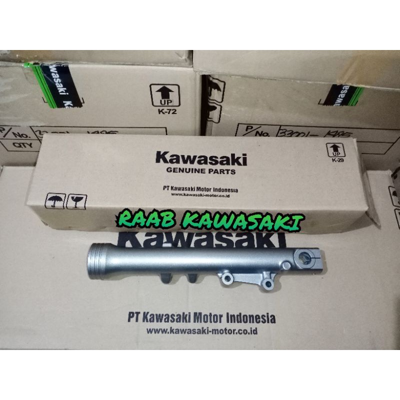 tabung shock breker depan kanan ninja 150 r ss original kawasaki