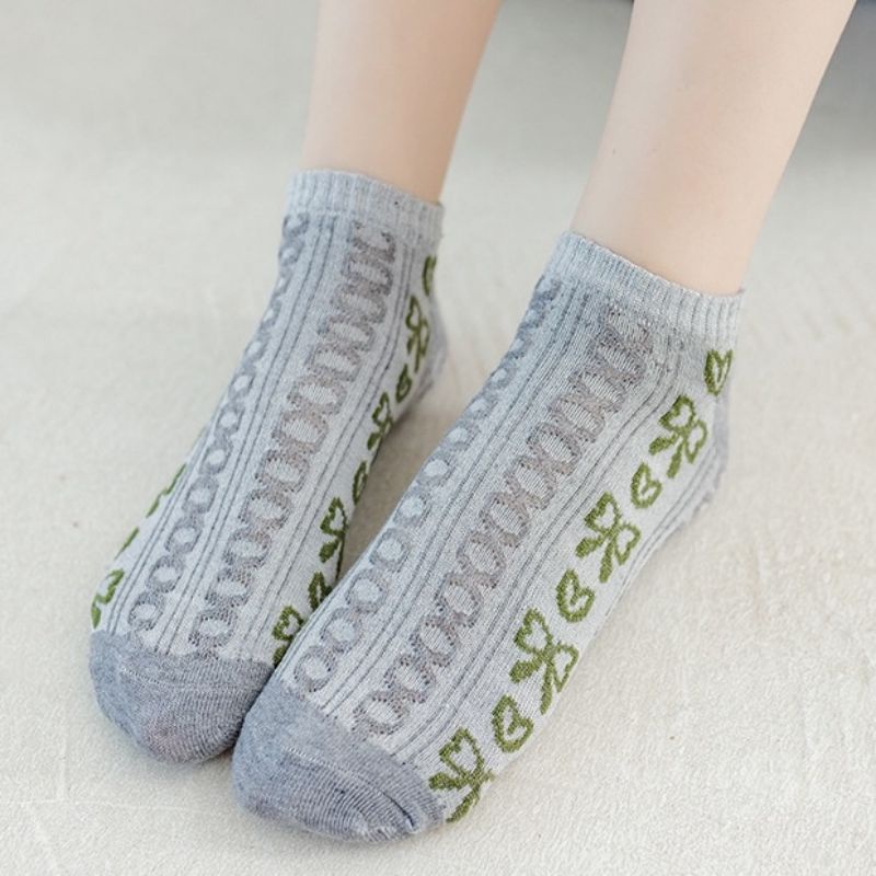 [COD] KAOS KAKI PENDEK IMPORT MOTIF PITA CUTE KAOS KAKI ANKLE SOCK KAOS KAKI PENDEK WANITA IMPORT MOTIF RAJUT CUTE