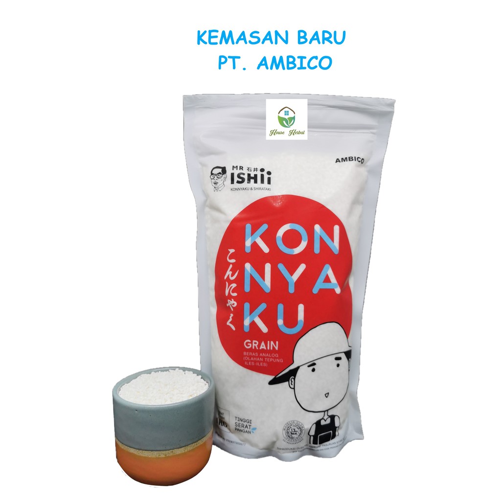 Jual Shirataki Rice Low Carbs / Beras Shirataki Kemasan 1000gr / 1kg ...