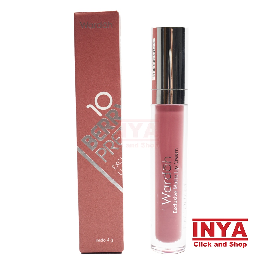 WARDAH EXCLUSIVE MATTE LIP CREAM 10 BERRY PRETTY 4gr