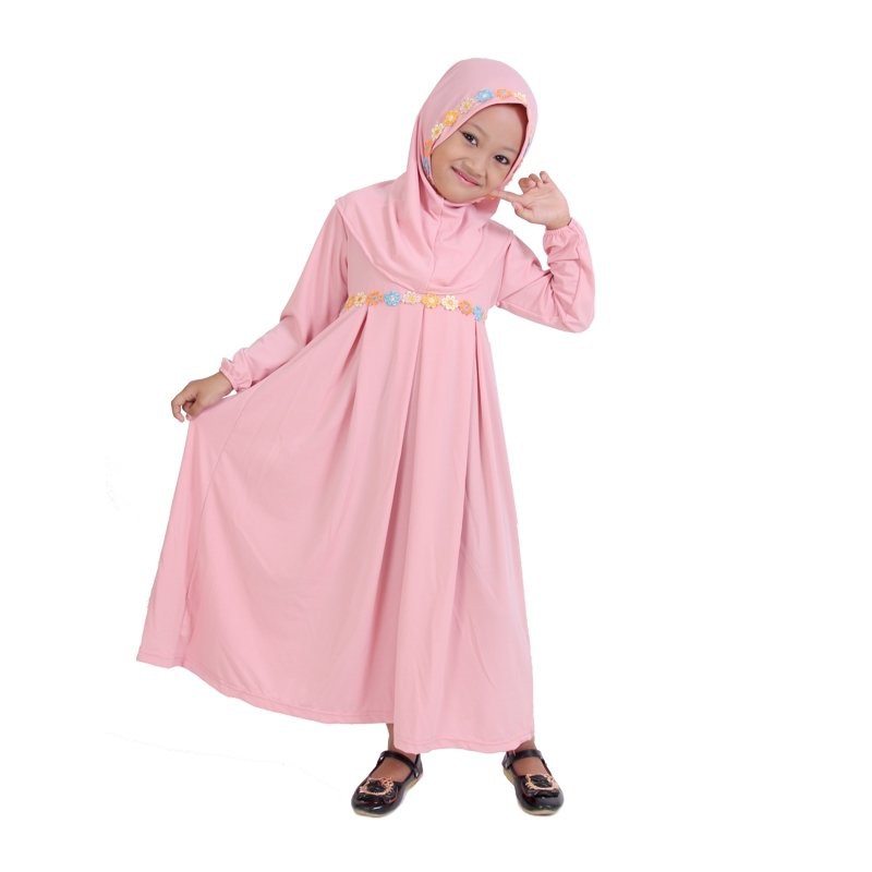  Baju  Muslim Gamis Anak Perempuan Murah Simple  Cantik 