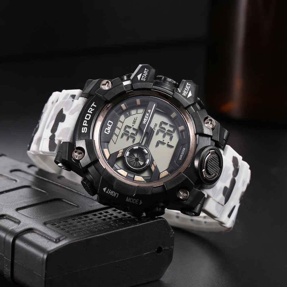 COD JAM TANGAN PRIA QUARTZ MEN WOMEN DIGITAL WATCH FASHION CASUAL SPORTS DIGITAL LED M68