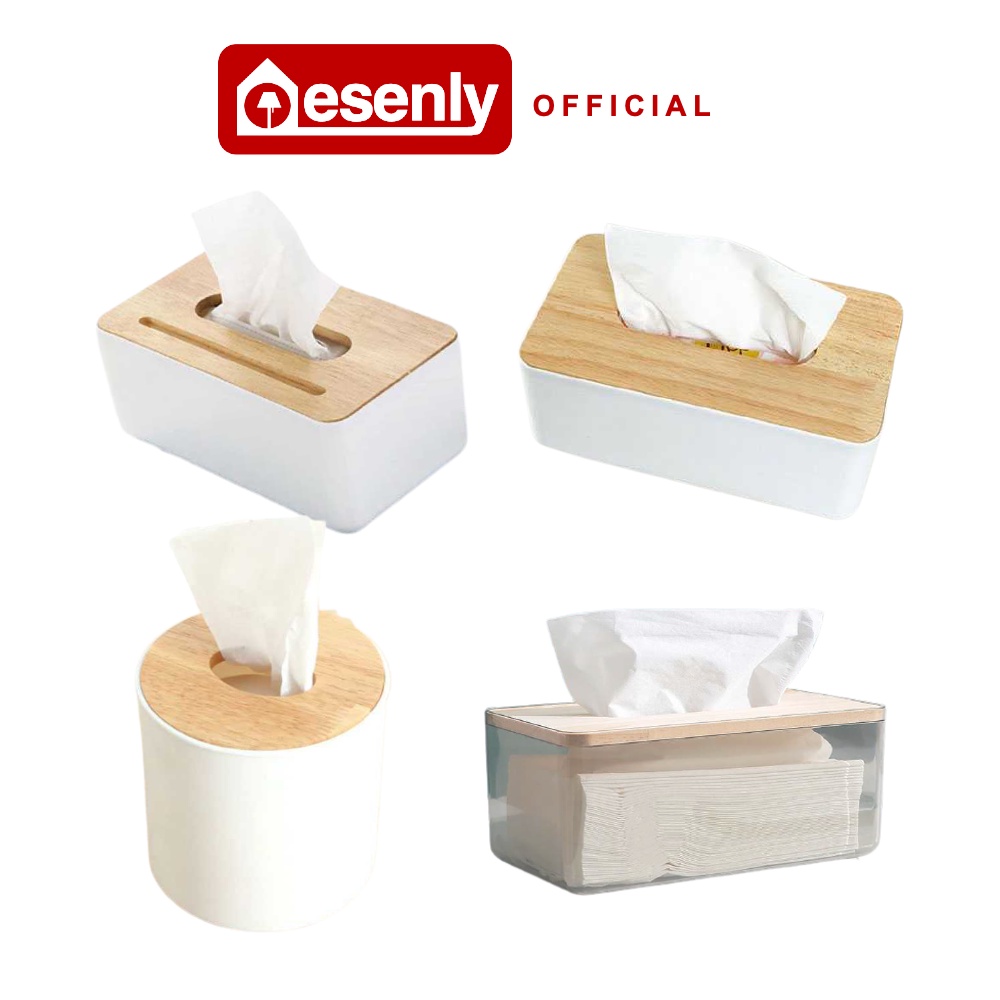 Kotak Tisu Kayu Tempat Tissue Box Minimalis