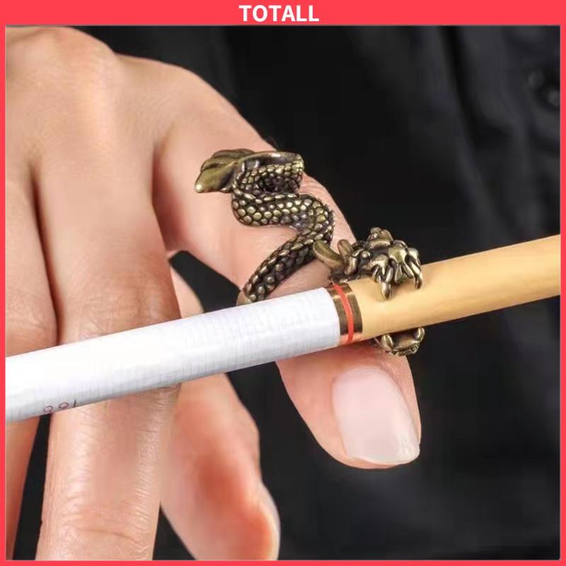 COD Cincin Holder Rokok Bentuk Naga Untuk Hadiah-Totall