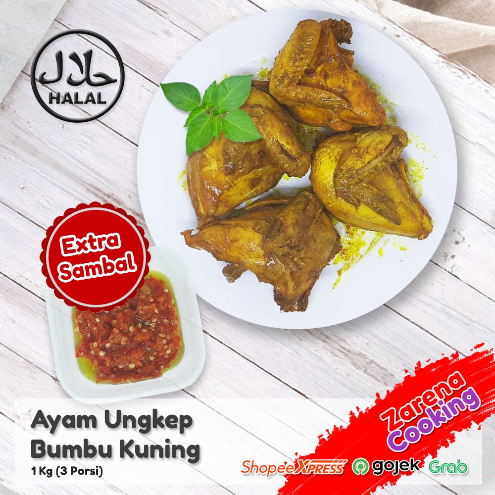 

Ayam Unkep Bumbu Kuning Extra Sambal Spesial [1 Ekor]