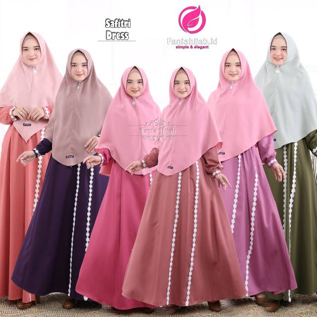 Safitri Dress Fania Hijab // Gamis safitri