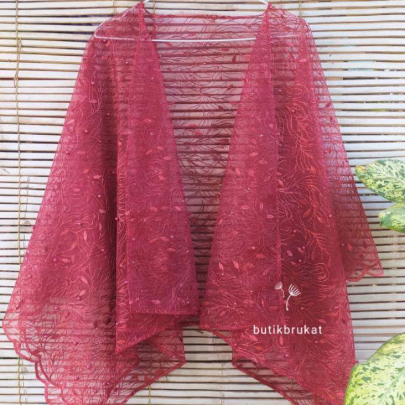 COD cape tile/atasan tile/rompi brokat