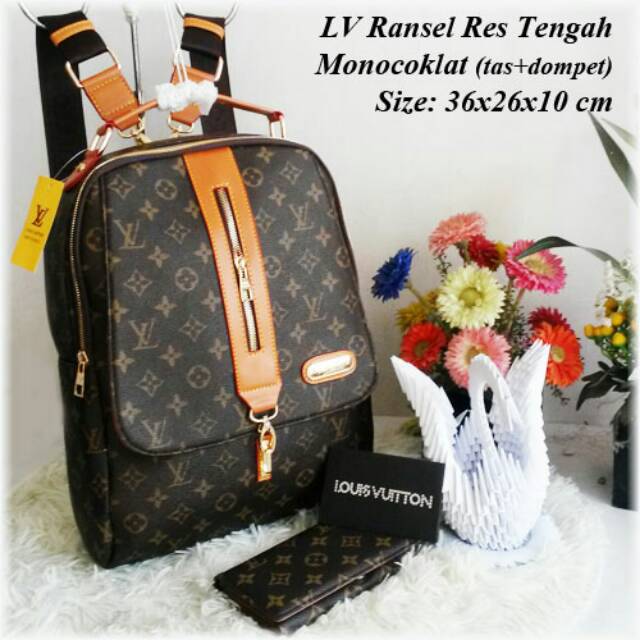 LV Ransel Res Tengah Tas Aja