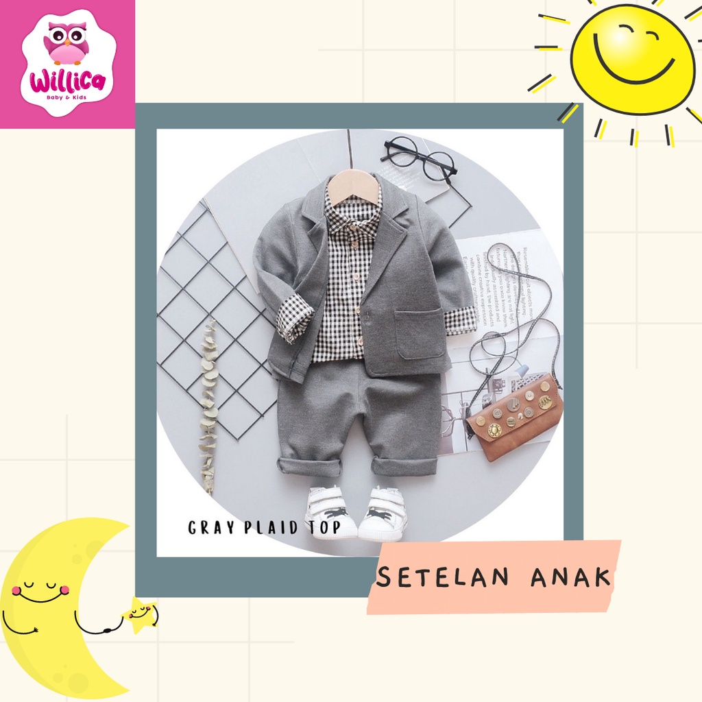 Willica WBD SETELAN BLAZER ANAK LAKI LAKI IMPORT