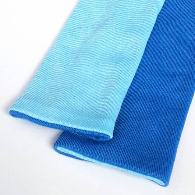 Handsock Manset Tangan 2 Warna Bahan Kaos Rib Bolak Balik 2 Tune 2 in 1 Bolbal ukuran 17cm Murah-8