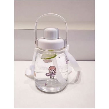 Botol Minum Anak Big Belly Water Children Cup Bottle + Sticker 1100ml H486