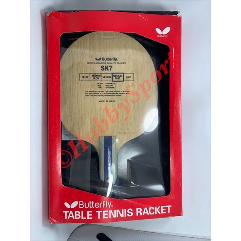 Butterfly Bet Bad Blade Tenis Kayu 7 meja Carbon Bat FL SK Pingpong